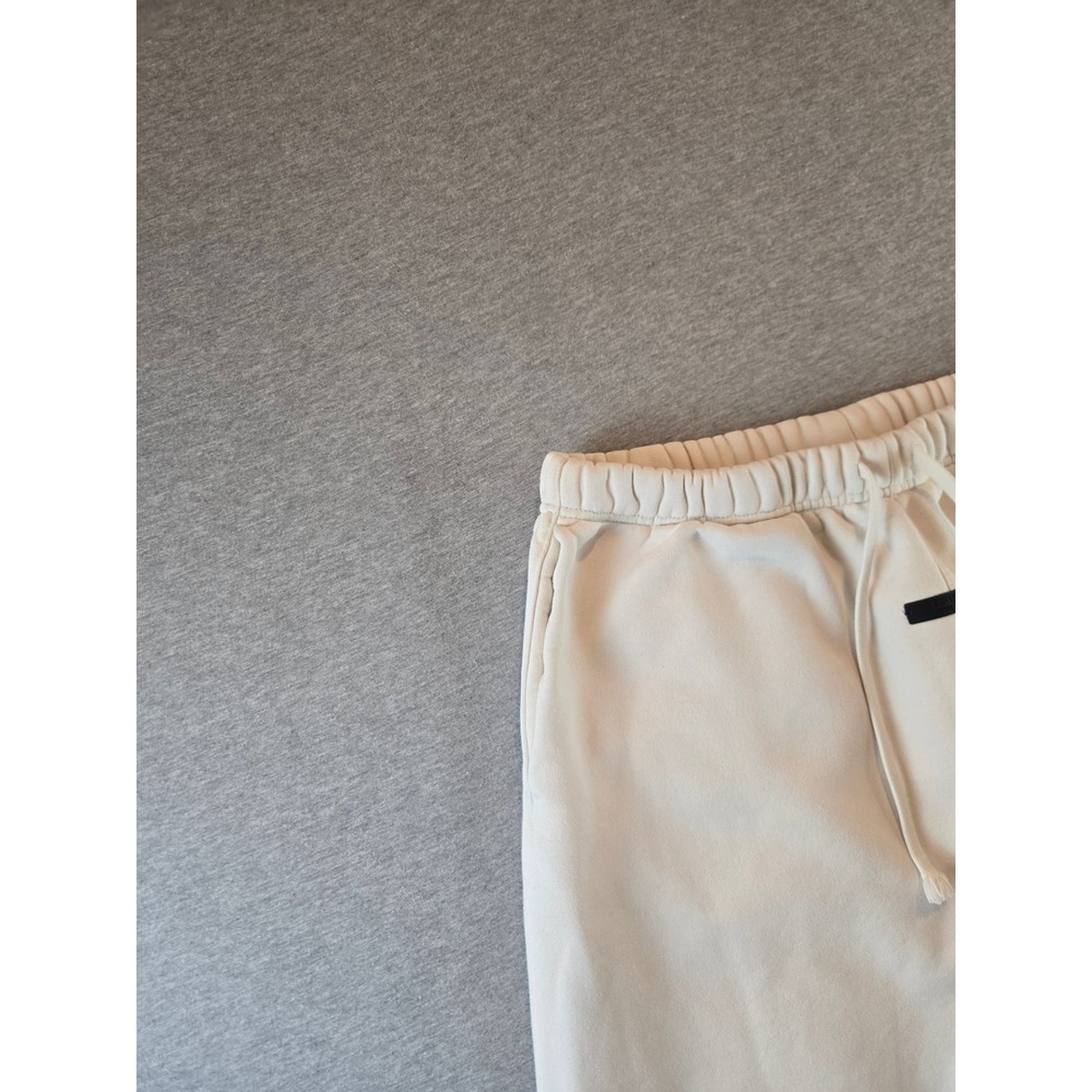 Fear of God Essentials Sweatpants Mens L Cream State Graphic Joggers Athleisure - Picture 11 of 16